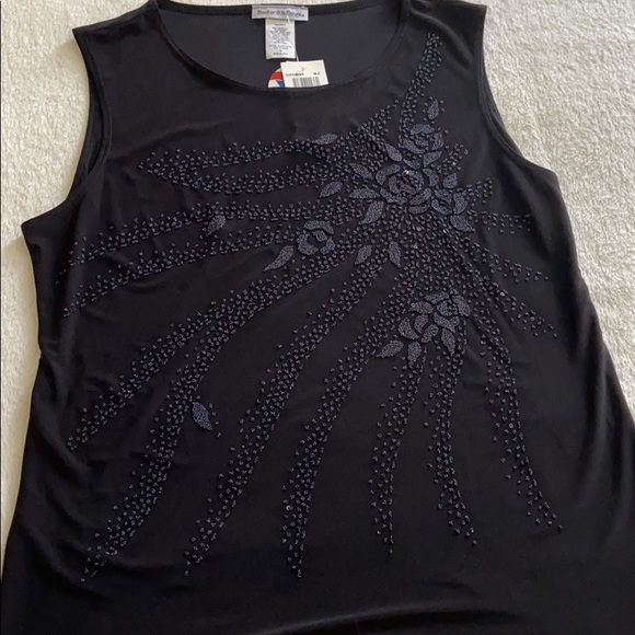 Bleeker & McDougal Black Lightweight Blouse size M - Picture 8 of 14